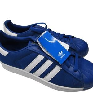 Adidas Blue and White Sneakers
